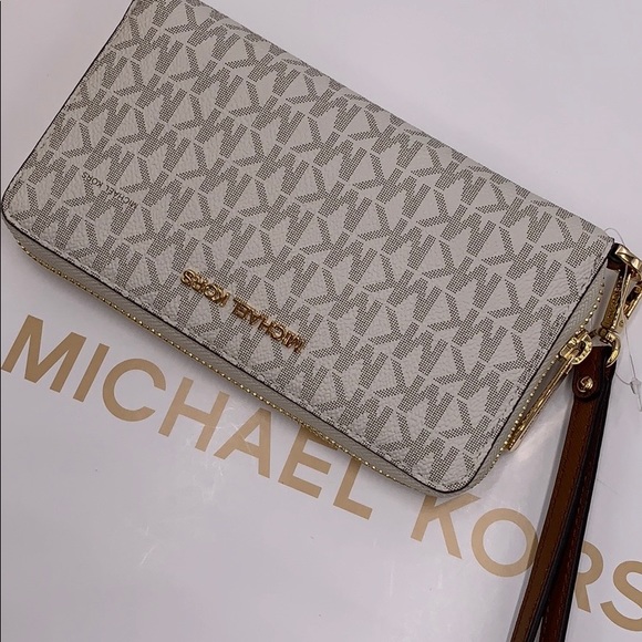 Michael Kors Jet Set Travel Phone Wallet Wristlet - Picture 16 of 16